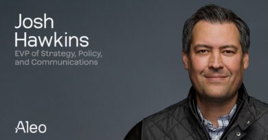Aleo Announces Former Circle Financial Exec Josh Hawkins As EVP Strategy, Policy & Communications