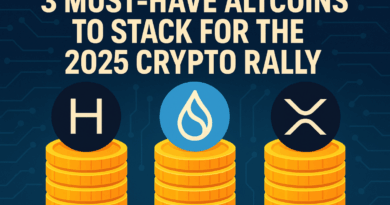 3 Must-Have Altcoins to Stack for the 2025 Crypto Rally