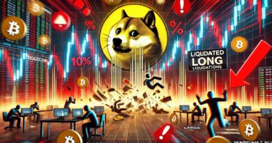 Dogecoin Long Liquidations Rack Up As Price Crashes 10%