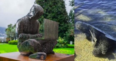 Where’s Satoshi? Statue of Bitcoin creator gets stolen, smashed, and lake-dumped in Lugano