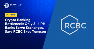 Crypto Banking Bottleneck: Only 3–4 PH Banks Serve Crypto Exchanges, Says RCBC Exec Tongson