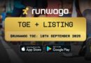 Runwago Announces Official $RUNWAGO TGE Date: September 18, 2025