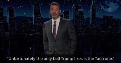 Jimmy Kimmel reacts to King Charles giving Trump a golden bell