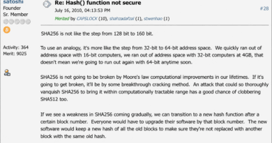 Satoshi Nakamoto Predicted Bitcoin’s Hash Defense 16 Years Before Quantum Fears