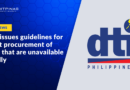 DTI Issues Guidelines for Gov’t Procurement of Tech (such as Blockchain) That are Unavailable Locally