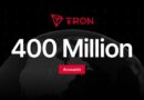 TRON Surpasses 400 Million Accounts as Total Transfer Volume Nears $30 Trillion