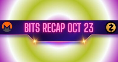 Monero (XMR) Gains Attention, Zcash (ZEC) Faces Wild Swings, and More: Bits Recap October 23